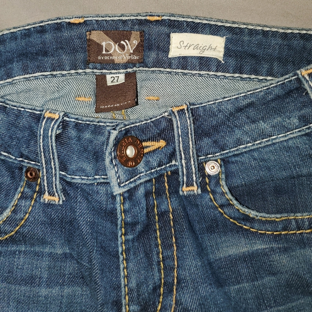 DENIM OF VIRTUE (DOV) STRAIGHT LEG JEANS